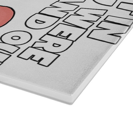 Flamingo Warum in der Zeit, als Sie Geboren waren, Schneidebrett (Ecke)