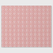 Flamingo Watercolor: Nahtloses kleines Muster Geschenkpapier (Flach)