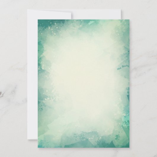 Flamingo, Watermelon, Elephant Palm Baby Dusche Einladung (Rückseite)