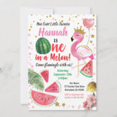 Flamingo Watermelon Giro del Malcantone Einladung (Vorderseite)