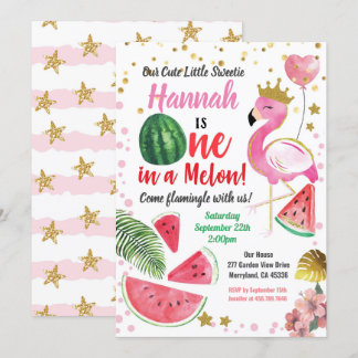 Flamingo Watermelon Giro del Malcantone Einladung