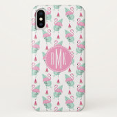 Flamingo & Watermelon Pastel Pattern Case-Mate iPhone Hülle (Rückseite)