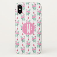 Flamingo & Watermelon Pastel Pattern