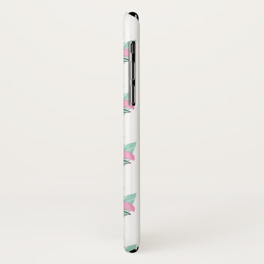 Flamingo & Watermelon Pastel Pattern Case-Mate iPhone Hülle (Hinten/Links)