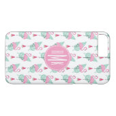 Flamingo & Watermelon Pastel Pattern Case-Mate iPhone Hülle (Rückseite (Horizontal))