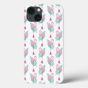 Flamingo & Watermelon Pastel Pattern Case-Mate iPhone Hülle