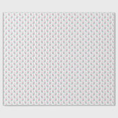 Flamingo & Watermelon Pastel Pattern Geschenkpapier (Flach)