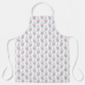 Flamingo & Watermelon Pastel Pattern Schürze (Vorderseite)