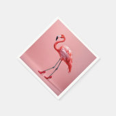 Flamingo Wearing Red High Heels Serviette (Ecke)