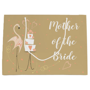Flamingo Wedding Mother of the Bride Große Geschenktüte