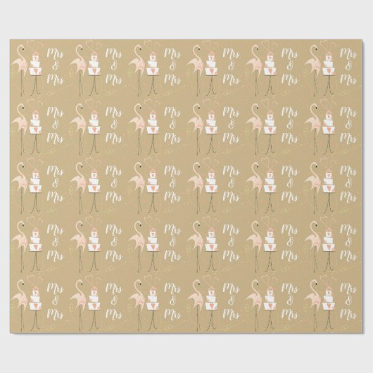 Flamingo Wedding Mrs. & Mrs. Packpapier (Flach)