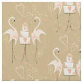 Flamingo Wedding Small Stoff (Nahaufnahme)