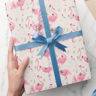 Flamingo Weihnachten Geschenkpapier