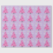 Flamingo Weihnachten  Geschenkpapier (Flach)