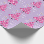Flamingo Weihnachten Geschenkpapier (Ecke)