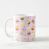 Flamingo Weihnachtscocktails und Cupcakes! Custom Kaffeetasse (Links)
