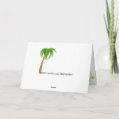 Flamingo-Weihnachtskarte - SRF Feiertagskarte (Rückseite)