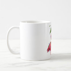 Flamingo Weihnachtslichter Tropisch Kaffeetasse
