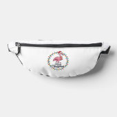 Flamingo Weihnachtslichter Urlaub Bauchtasche (Ablage )