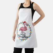 Flamingo Weihnachtslichter Urlaub Schürze (InSitu)