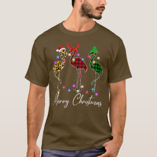 Flamingo Weihnachtsmannmütze Reindeer Buffalo Kari T-Shirt