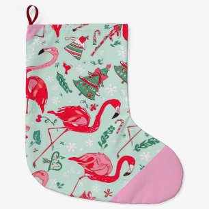 Flamingo-Weihnachtsstrümpfe Großer Weihnachtsstrumpf