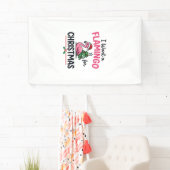 Flamingo-Weihnachtszitat-Vektor Banner (Insitu)