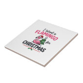 Flamingo Weihnachtszitat Vektor Fliese (Seite)