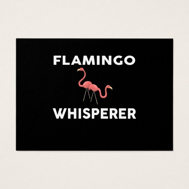 Flamingo Whisperer Novelty Flamingos (Vorderseite)