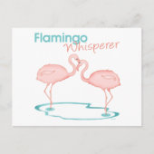 Flamingo Whisperer Postkarte (Vorderseite)