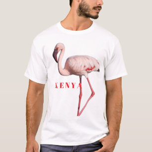Flamingo-Wildlife-Porträt – Unisex-Basic-T-Shirt T-Shirt