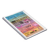 FLAMINGO WISDOM Spiral Notebook Notizblock (Rechte Seite)