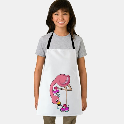 Flamingo with Shoes Schürze (Insitu)