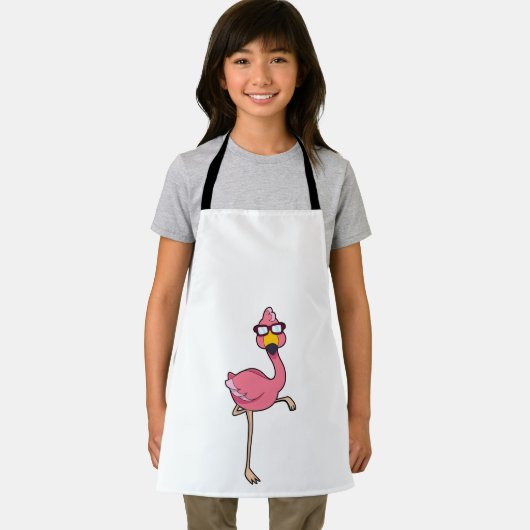 Flamingo with Sunglasses Schürze (Insitu)