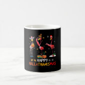 Flamingo | Womens Flamingo Happy HalloThanksmas Kaffeetasse (Mittel)