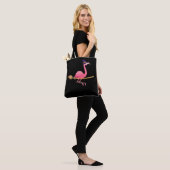 Flamingo Womens Funny Flamingo Witch Halloween Tasche (Am Model)