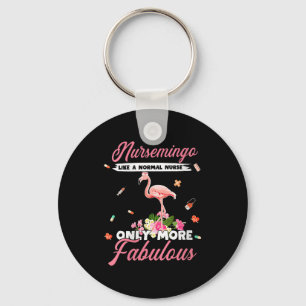 Flamingo Womens Nursemingo Wie normale Nurie Schlüsselanhänger