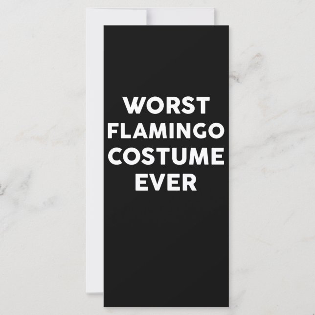 Flamingo | Worst Flamingo Costume Ever (Vorderseite)