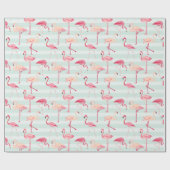 Flamingo Wrapping Paper Geschenkpapier (Flach)