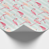 Flamingo Wrapping Paper Geschenkpapier (Ecke)