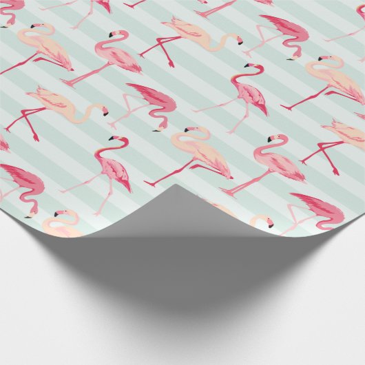 Flamingo Wrapping Paper Geschenkpapier (Ecke)