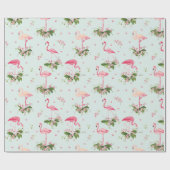 Flamingo Wrapping Paper Geschenkpapier (Flach)
