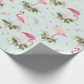 Flamingo Wrapping Paper Geschenkpapier (Ecke)