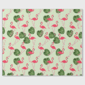 Flamingo Wrapping Paper Geschenkpapier (Flach)