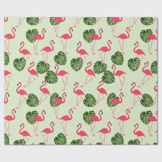 Flamingo Wrapping Paper Geschenkpapier (Flach)