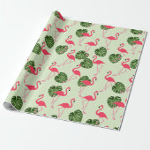 Flamingo Wrapping Paper Geschenkpapier (Ungerollt)