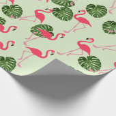 Flamingo Wrapping Paper Geschenkpapier (Ecke)