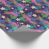 Flamingo Wrapping Paper Geschenkpapier (Ecke)