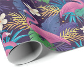 Flamingo Wrapping Paper Geschenkpapier (Rolleneckpunkt)