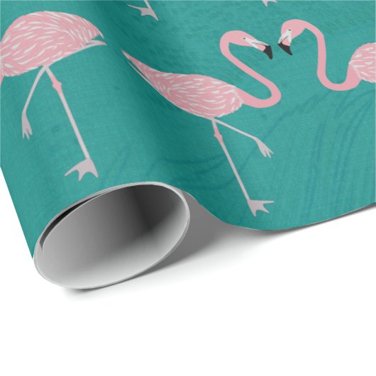 Flamingo Wrapping Paper Geschenkpapier (Rolleneckpunkt)